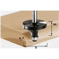 Festool Abrundfräser HW S8 D22,7/R5 KL - 491012
