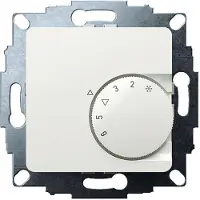 Eberle 191810353502 UP-Raumregler, RAL9010 glänzend 50x50, 5-30C, AC 230V, 1Öffner, 10 A UTE 1003-RAL9010-G-50