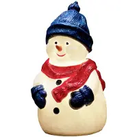 Konstsmide LED-Schneemann LED Kunststoffschneemann, 38 cm