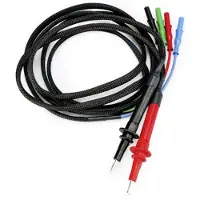 Ht instruments KIT Kelvin Bananstik Bananstik (hun), Tilslutning 4 mm, Stikforbindelse 4 mm Grøn 1 stk