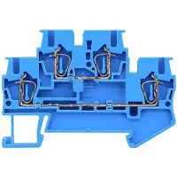 Siemens 8WH2020-0AF01 Doppelstockklemme mit Zugfederanschluss, Querschnitt: 0,08-2,5mm2, Breite: 5,2mm 8WH20200AF01 - 50 Stück