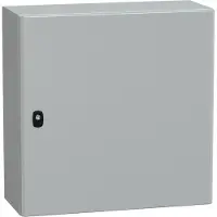 Schneider Electric Electric NSYS3D6625P PanelSeT S3D Volltür mit Montageplatte H600xB600xT250.IP66 IK10 RAL7035.