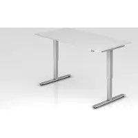 Hjh OFFICE PRO XMST 16 S - Weiß 160 x 80 elektrisch höhenverstellbar
