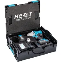Hazet Akku-Schlagschrauber 9212-3LB/4, 18Volt, Vierkant 1/2", 700 Nm (blau/schwarz, 2x Li-Ionen Akku 5Ah, in L-BOXX)