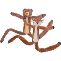 Beeztees Plüschtier mit Seil - Rentier