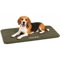 Flamingo hundebett - katzenbett orthopädisch Dreambay olivgrün - orthopädisches
