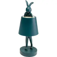 Kare design Tischleuchte Animal Rabbit, Blau, 29cm, Hase, Dimmbar, Outdoor, LED, Akku Lampe, Hasenleuchte, Wohnzimmer