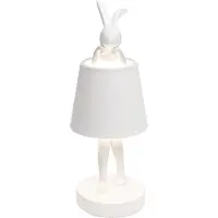 Kare Tischleuchte Animal Rabbit, Weiß, 29cm, Hase, Dimmbar, Outdoor, LED, Akku Lampe, Hasenleuchte, Wohnzimmer