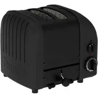 Dualit 2-scheiben-toaster, 1200 w, komplett mattschwarz - 27396