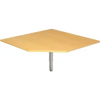 Hjh OFFICE PRO RT12 - Trapezplatte 120x120 Buche