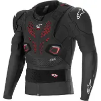 Alpinestars Bionic Pro V3 Plasma Schutzjacke Black Red White, Größe: XXL