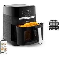 Tefal Easy Fry & Grill Vision EY5068, Heißluftfritteuse, 4,2 l, 1,2 kg, 6 Person(en), Einzelbild, Schwarz