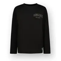 Vingino T-shirt Icon-logo-LS Junge Schwarz 152