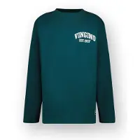 Vingino T-shirt Icon-logo-LS Junge Grün 176