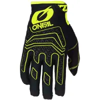O'Neal Sniper Elite Schwarz Gelb Motocross Handschuhe Größe L