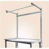 Manuflex Laufschiene für Werkbanksystem PROFI, 1750 mm breit