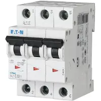Eaton Power Quality Eaton 278920 Leitungsschutzschalter, 1,6 A, 3p, Charakteristik: Z FAZ-Z1,6/3