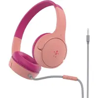 Belkin SoundForm Mini, Kabelgebunden, Anrufe/Musik/Sport/Alltag, Kopfhörer, Pink