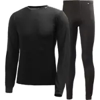 Helly Hansen Baselayer-Set HH Comfort Light Herren Black-XXL