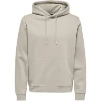 Only & Sons Kapuzenpullover in Silver Lining | Gr.: XL
