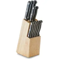 Neuetischkultur Messerblock-Set, 13-teilig Gummibaum