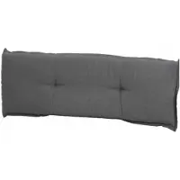 Madison Panama grau, Auflage zu Bank 110 cm 50% Baumwolle / 45% Polyester