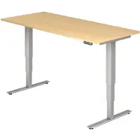 Hjh OFFICE PRO XDSM 19 S - Ahorn 180 x 80 elektrisch höhenverstellbar