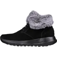 SKECHERS On The Go Joy-Plush Dreams 144042-BKGY, Winterschuhe, Damen, Schwarz, Größe: 39