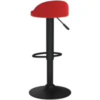 vidaXL Barhocker Weinrot Samt