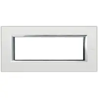 Legrand HA4806VSA Abdeckrahmen AXOLUTE: 6 Module, Farbe: Glas Spiegelnd