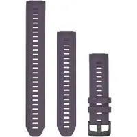 Garmin Instinct-armbänder, Silikon deep orchid/schwarz 20 mm