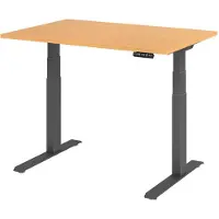 Hjh OFFICE PRO XDKB 12 G - Buche 120 x 80 elektrisch höhenverstellbar