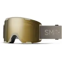 Smith - Skibrille/Snowboardbrille - Stash XL Chalk / Chromapop Sun Black Gold Mirror +ChromaPop Storm Blue Sensor Mirror - Beige