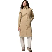 Columbia Sportswear Columbia Damen Winterjacke Amazetrench Long Rain Jacket Beige L