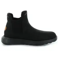 HEY DUDE Branson Craft Leather Herren Boots Black Größe 42