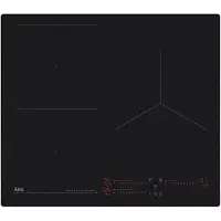 AEG TI63IQ10IZ, Schwarz, Integriert, 60 cm, Zonen-Induktionskochfeld, Keramik, 3 Zone(n)