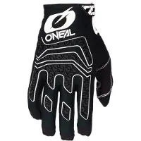 O'Neal Sniper Elite Schwarz Weiß Motocross Handschuhe Größe M