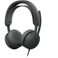 Logitech Zone Wired 2, Kabelgebunden, 20 - 20000 Hz, Anrufe/Musik, 223,5 g, Kopfhörer, Graphit