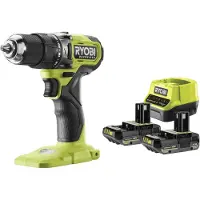 Ryobi 18 V ONE+ Brushless Akku-Schlagbohrschrauber RPD18BL1-2C20S, 54 Nm Drehmom