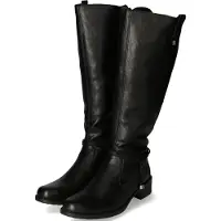 Rieker Stiefel Damen Kunstleder Schwarz Größe: 37