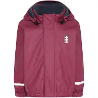 LEGO Wear Mädchen Lwjunin 707 - Gefütterte Regenjacke, 386, 92 EU