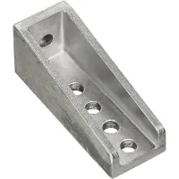 Omp Tea Sitzgestell HC/664 für Sportsitze, aus Aluminium in Silber, L-Form