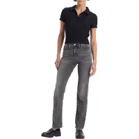 Levi's Damen Jeanshose 314 Shaping mit Stretch-Anteil, Straight Fit, Schwarz (Ri