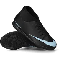 Nike Fußballschuhe Jr. Mercurial Superfly 10 Club "Black/Ice Blue" für Kinder