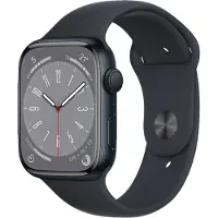 Apple Watch Series 8 45mm WiFi + 4G Mitternacht, Mitternacht-Sportarmband