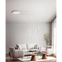 Perenz CONE Pendelleuchter Mattweiß 9x7W 3000K