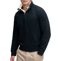Superdry Essential Serif Logo Halbreißverschluss-sweatshirt