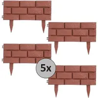 HTI Beeteinfassung Steinmauer Terracotta Nessa