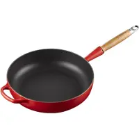 Le Creuset gusseiserne Sautépfanne / Sauteuse, kirschrot, 28 cm, 3,6L