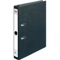 Herlitz Hängeordner maX.file, Rückenbreite: 50 mm, schwarz DIN A4, aus Hartpappe, aufgeklebtes Rückenschild